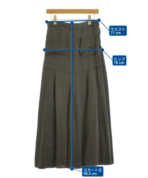 Spick and Span（スピックアンドスパン）ロング・マキシ丈スカート グレー サイズ:40(M位) レディース/2200726556036