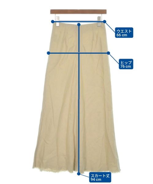 Spick and Span（スピックアンドスパン）ロング・マキシ丈スカート ベージュ サイズ:38(M位) レディース/2200722799079