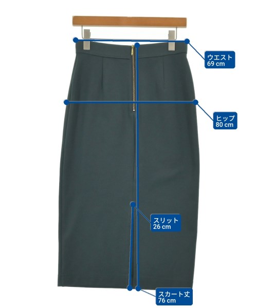Spick and Span（スピックアンドスパン）ロング・マキシ丈スカート 緑 サイズ:36(S位) レディース/2200727001054