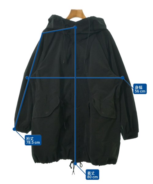 Spick and Span（スピックアンドスパン）モッズコート 黒 サイズ:36(S位) レディース/2200729012027