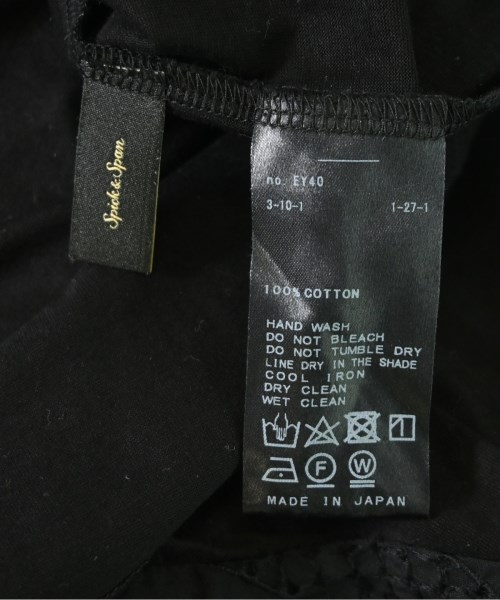 Spick and Span（スピックアンドスパン）Tシャツ・カットソー 黒 サイズ:-(M位) レディース/2200684380018