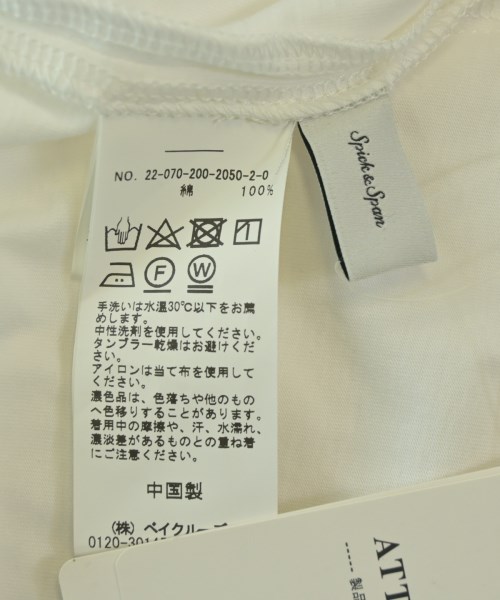 Spick and Span（スピックアンドスパン）Tシャツ・カットソー 白 サイズ:F レディース/2200681109018