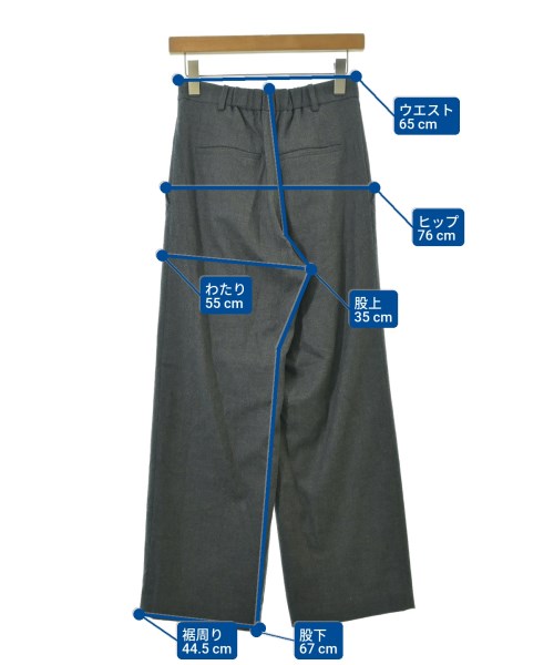 Spick and Span（スピックアンドスパン）スラックス グレー サイズ:36(S位) レディース/2200678377192