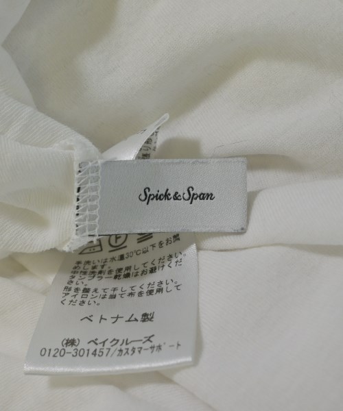 Spick and Span（スピックアンドスパン）Tシャツ・カットソー 白 サイズ:F レディース/2200679653202