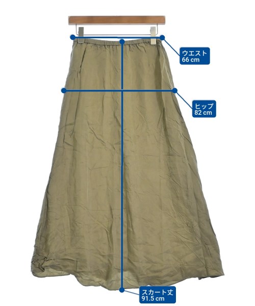 Spick and Span（スピックアンドスパン）ロング・マキシ丈スカート カーキ サイズ:36(S位) レディース/2200685355312