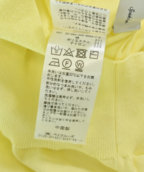Spick and Span（スピックアンドスパン）ニット・セーター 黄 サイズ:F レディース/2200684061085