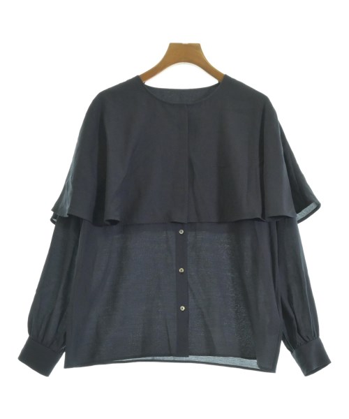 Spick and Span(スピックアンドスパン)ブラウス 紺 サイズ:F/2200684808055