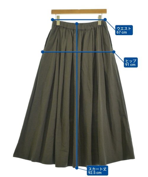 Spick and Span（スピックアンドスパン）ロング・マキシ丈スカート カーキ サイズ:38(M位) レディース/2200684808062