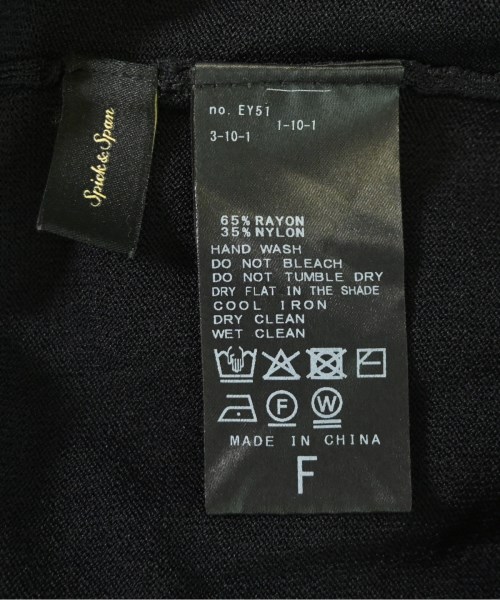 Spick and Span（スピックアンドスパン）ニット・セーター 黒 サイズ:F レディース/2200690076097