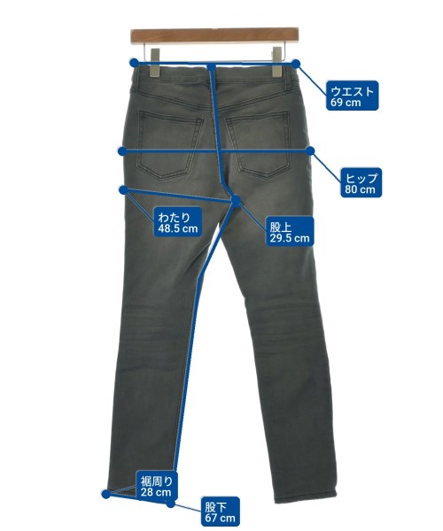 Spick and Span（スピックアンドスパン）デニムパンツ グレー サイズ:36(S位) レディース/2200690968415
