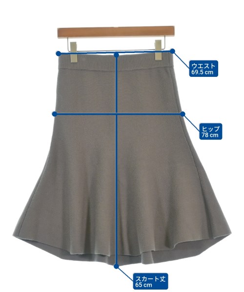 Spick and Span（スピックアンドスパン）ひざ丈スカート グレー サイズ:-(M位) レディース/2200686496052