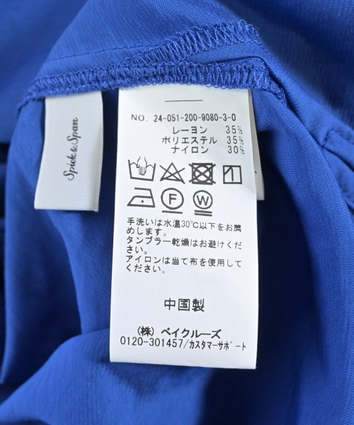 Spick and Span（スピックアンドスパン）ブラウス 青 サイズ:-(M位) レディース/2200693324041