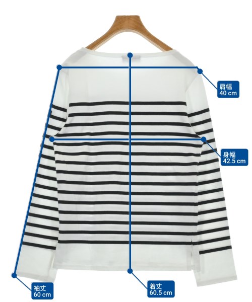 SAINT JAMES（セントジェームス）Tシャツ・カットソー 白 サイズ:S レディース/2200631542117