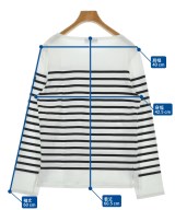 SAINT JAMES（セントジェームス）Tシャツ・カットソー 白 サイズ:S レディース/2200631542117