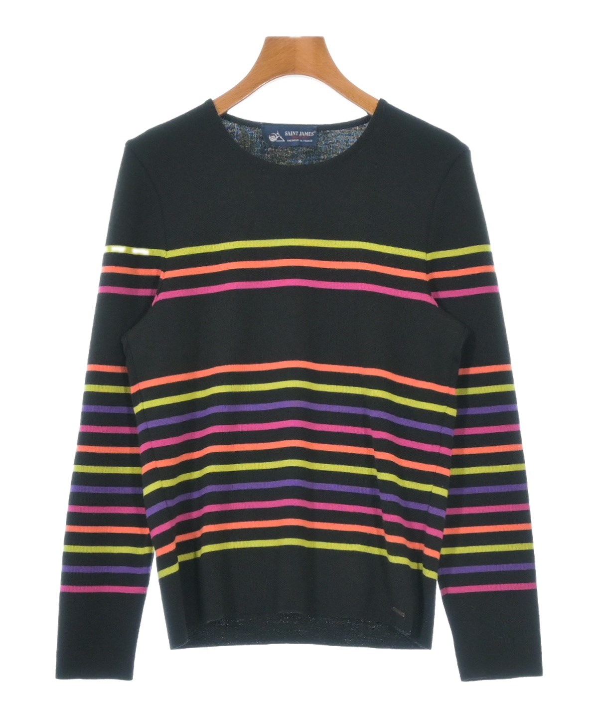 SAINT JAMES（セントジェームス）ニット・セーター 黒 サイズ:-(M位
