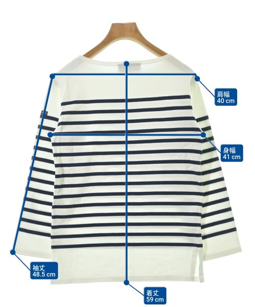 SAINT JAMES（セントジェームス）Tシャツ・カットソー 白 サイズ:1(XS位) レディース/2200635492104