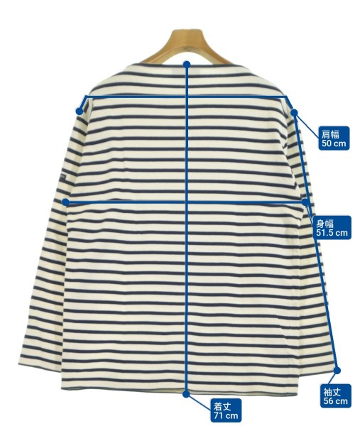 SAINT JAMES（セントジェームス）Tシャツ・カットソー 白 サイズ:5(ML位) メンズ/2200610762154