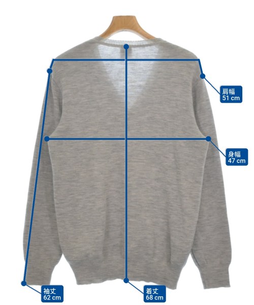 SAINT JAMES（セントジェームス）ニット・セーター グレー サイズ:38(M位) メンズ/2200627714023