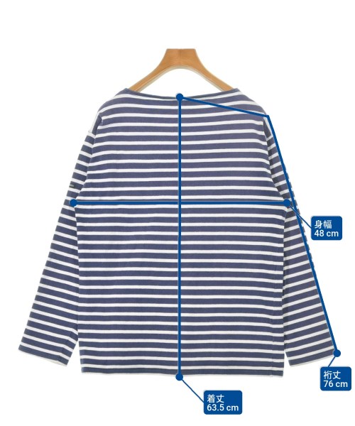 SAINT JAMES（セントジェームス）Tシャツ・カットソー 紺 サイズ:5(ML位) レディース/2200615165028