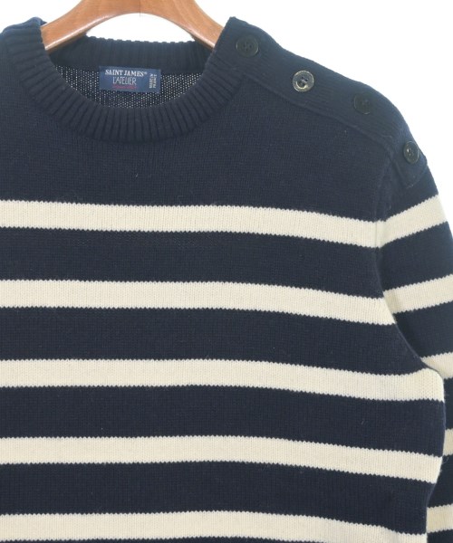 SAINT JAMES（セントジェームス）ニット・セーター 紺 サイズ:M メンズ/2200633505110