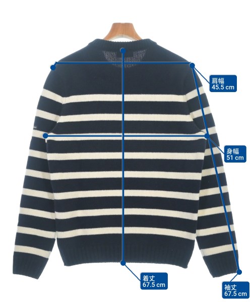 SAINT JAMES（セントジェームス）ニット・セーター 紺 サイズ:M メンズ/2200633505110