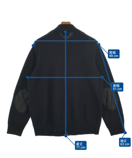 SAINT JAMES（セントジェームス）カーディガン 紺 サイズ:XL メンズ/2200620166058