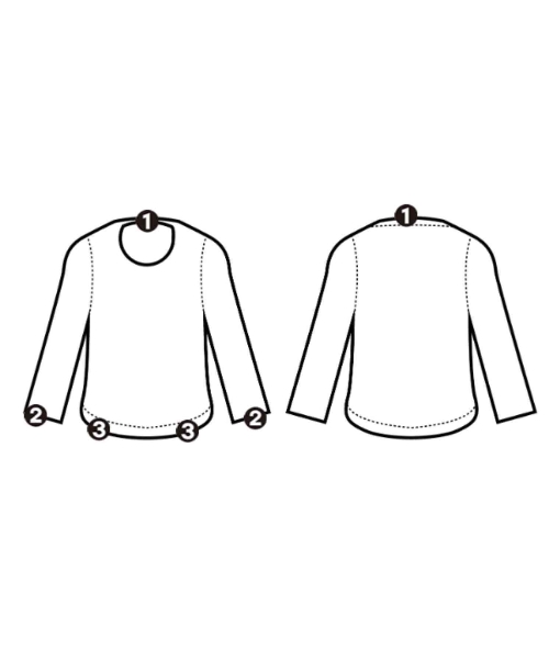 SAINT JAMES（セントジェームス）Tシャツ・カットソー 白 サイズ:1(XS位) レディース/2200670103164