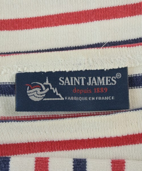 SAINT JAMES（セントジェームス）Tシャツ・カットソー 白 サイズ:M メンズ/2200673763013