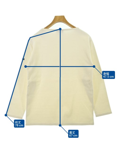 SAINT JAMES（セントジェームス）Tシャツ・カットソー 白 サイズ:M メンズ/2200674357068