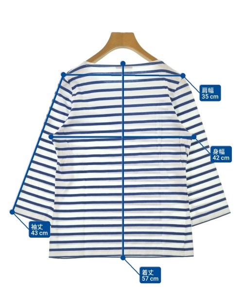 SAINT JAMES（セントジェームス）Tシャツ・カットソー 白 サイズ:0(XXS位) レディース/2200670391134