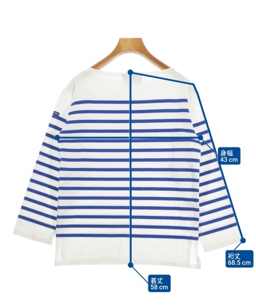 SAINT JAMES（セントジェームス）Tシャツ・カットソー 白 サイズ:38(M位) レディース/2200673489067