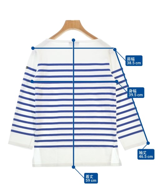 SAINT JAMES（セントジェームス）Tシャツ・カットソー 白 サイズ:40(M位) レディース/2200675680011