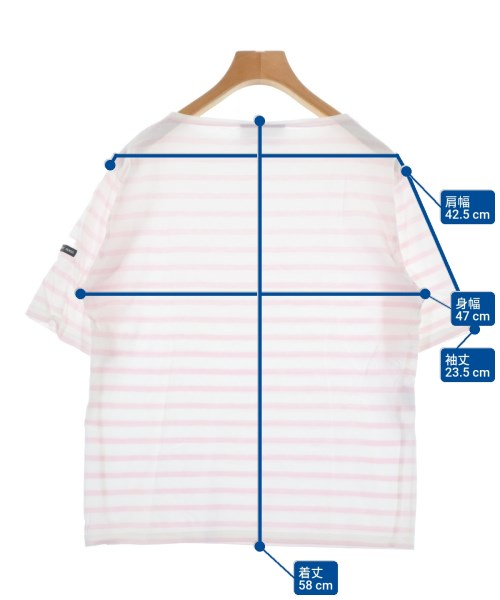 SAINT JAMES（セントジェームス）Tシャツ・カットソー 白 サイズ:3(SM位) レディース/2200692968574