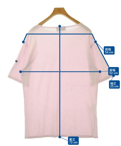 SAINT JAMES（セントジェームス）Tシャツ・カットソー ピンク サイズ:6SGPON(L位) メンズ/2200701142049