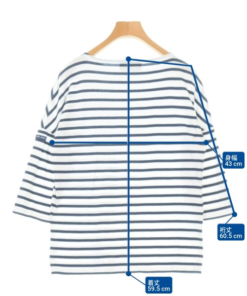 SAINT JAMES（セントジェームス）Tシャツ・カットソー 白 サイズ:XS レディース/2200701962180