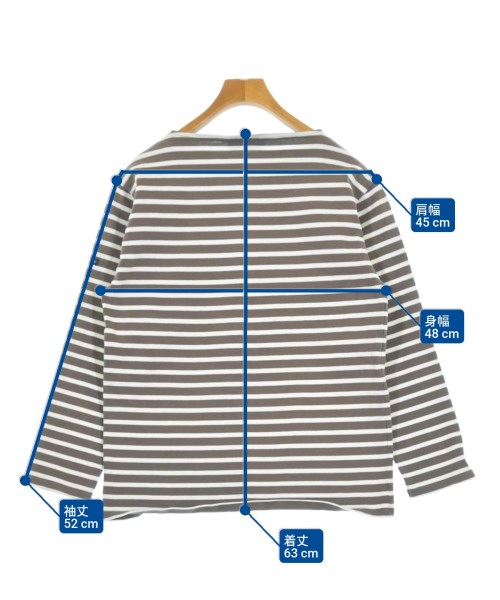 SAINT JAMES（セントジェームス）Tシャツ・カットソー 茶 サイズ:M メンズ/2200647297063