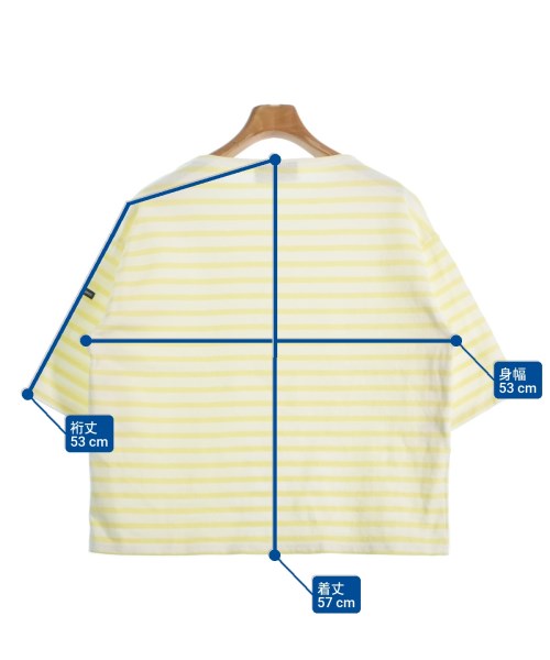 SAINT JAMES（セントジェームス）Tシャツ・カットソー 黄 サイズ:3(SM位) レディース/2200659174185