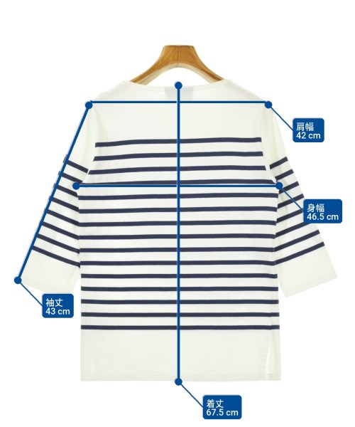 SAINT JAMES（セントジェームス）Tシャツ・カットソー 白 サイズ:1(XS位) レディース/2200708399026