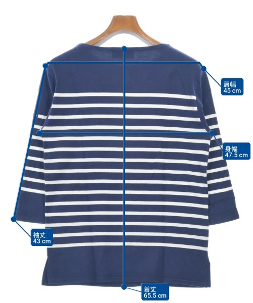 SAINT JAMES（セントジェームス）Tシャツ・カットソー 紺 サイズ:SM メンズ/2200704701670