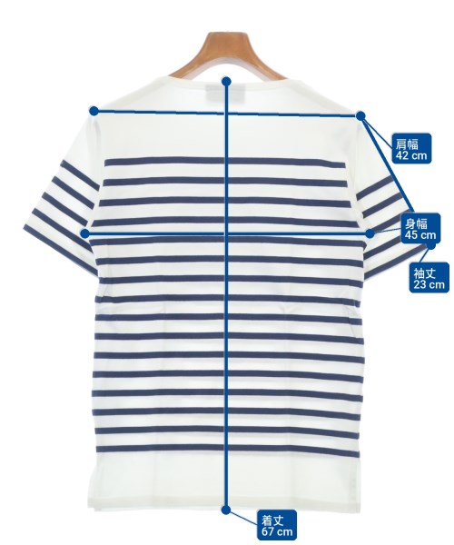 SAINT JAMES（セントジェームス）Tシャツ・カットソー 白 サイズ:SM メンズ/2200704701687