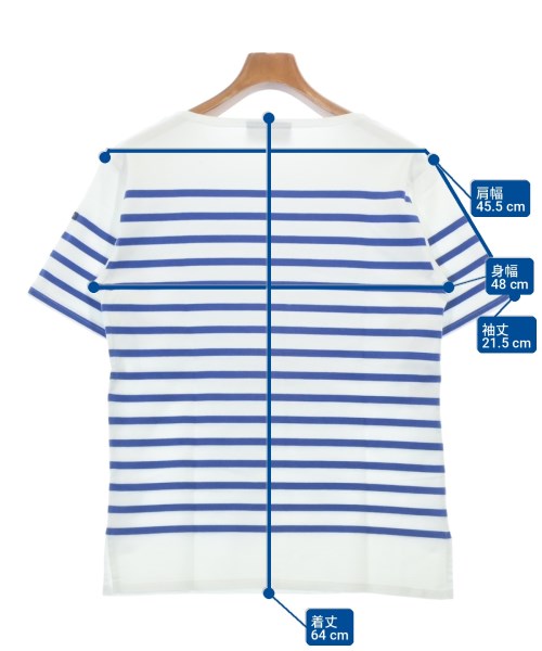 SAINT JAMES（セントジェームス）Tシャツ・カットソー 白 サイズ:SM メンズ/2200704701694