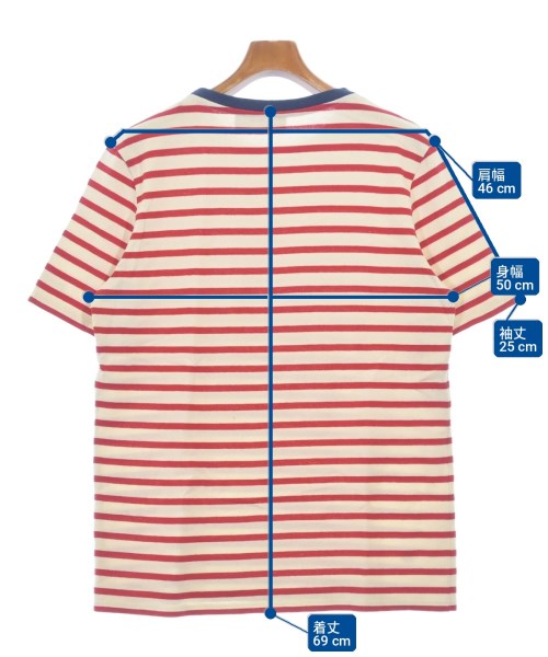 SAINT JAMES（セントジェームス）Tシャツ・カットソー 白 サイズ:L メンズ/2200712179065