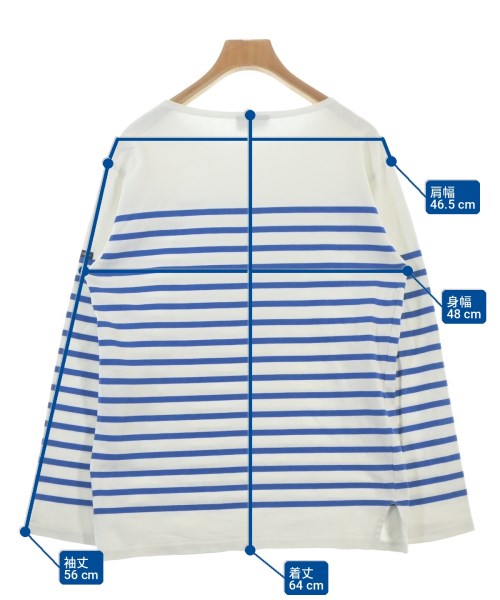 SAINT JAMES（セントジェームス）Tシャツ・カットソー 白 サイズ:M レディース/2200706701043