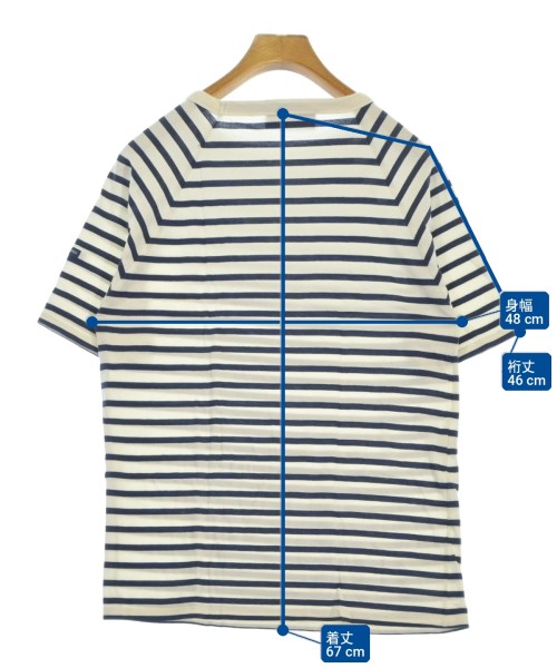 SAINT JAMES（セントジェームス）Tシャツ・カットソー 白 サイズ:4PON(M位) メンズ/2200713001112