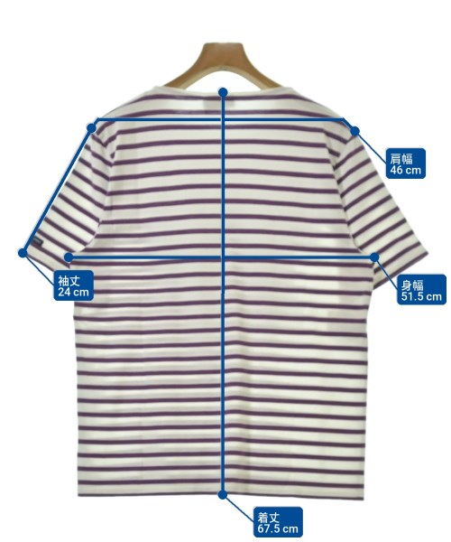 SAINT JAMES（セントジェームス）Tシャツ・カットソー 白 サイズ:M メンズ/2200715861301