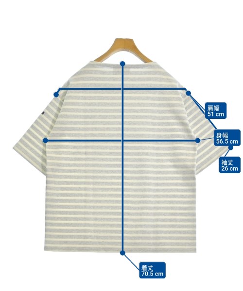 SAINT JAMES（セントジェームス）Tシャツ・カットソー グレー サイズ:4(M位) メンズ/2200717058037