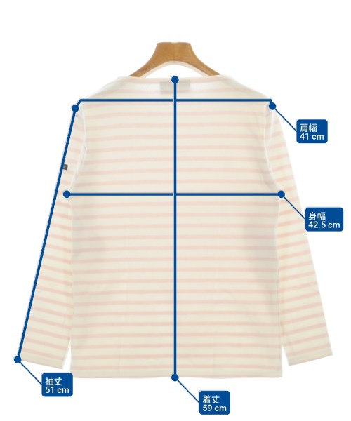 SAINT JAMES（セントジェームス）Tシャツ・カットソー 白 サイズ:1(XS位) レディース/2200717197071
