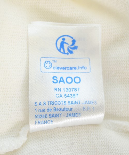 SAINT JAMES（セントジェームス）Tシャツ・カットソー 白 サイズ:4(M位) メンズ/2200713415148