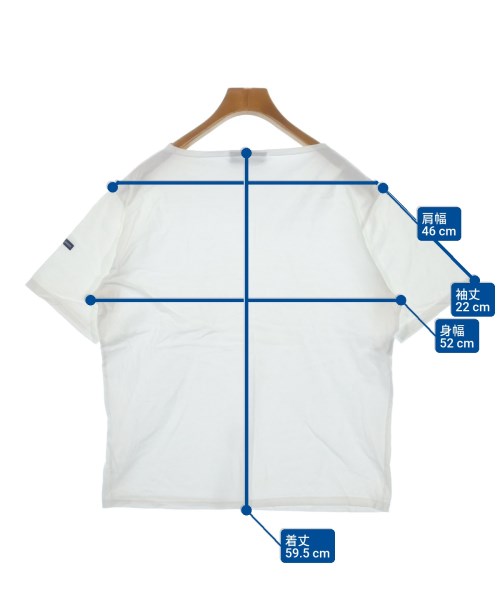 SAINT JAMES（セントジェームス）Tシャツ・カットソー 白 サイズ:4(M位) メンズ/2200644873079