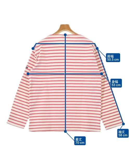 SAINT JAMES（セントジェームス）Tシャツ・カットソー 白 サイズ:6(L位) メンズ/2200642837035